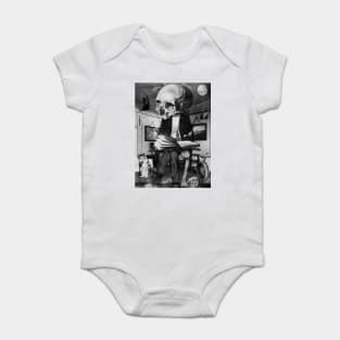 Philosophy Science Books Lover Gift Stoic Thinker Baby Bodysuit